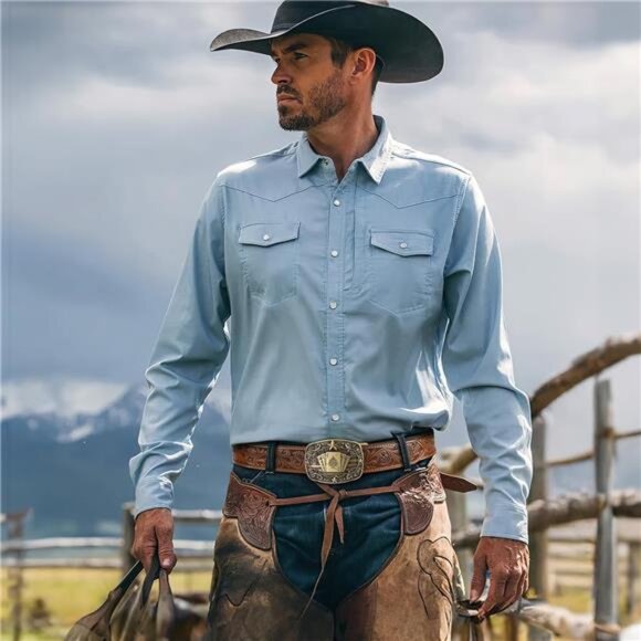 Cowboy Western Ratchet Belt for Men Women with Automatic Western